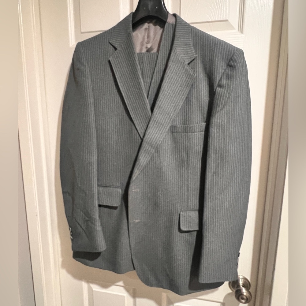 3-Piece Charcoal Gray Suit
